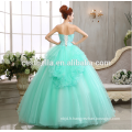 Vintage Ball Gown Off Shoulder Robes de mariée Cinderella Light Blue Performance Dress for Girls Evening Gowns 2017